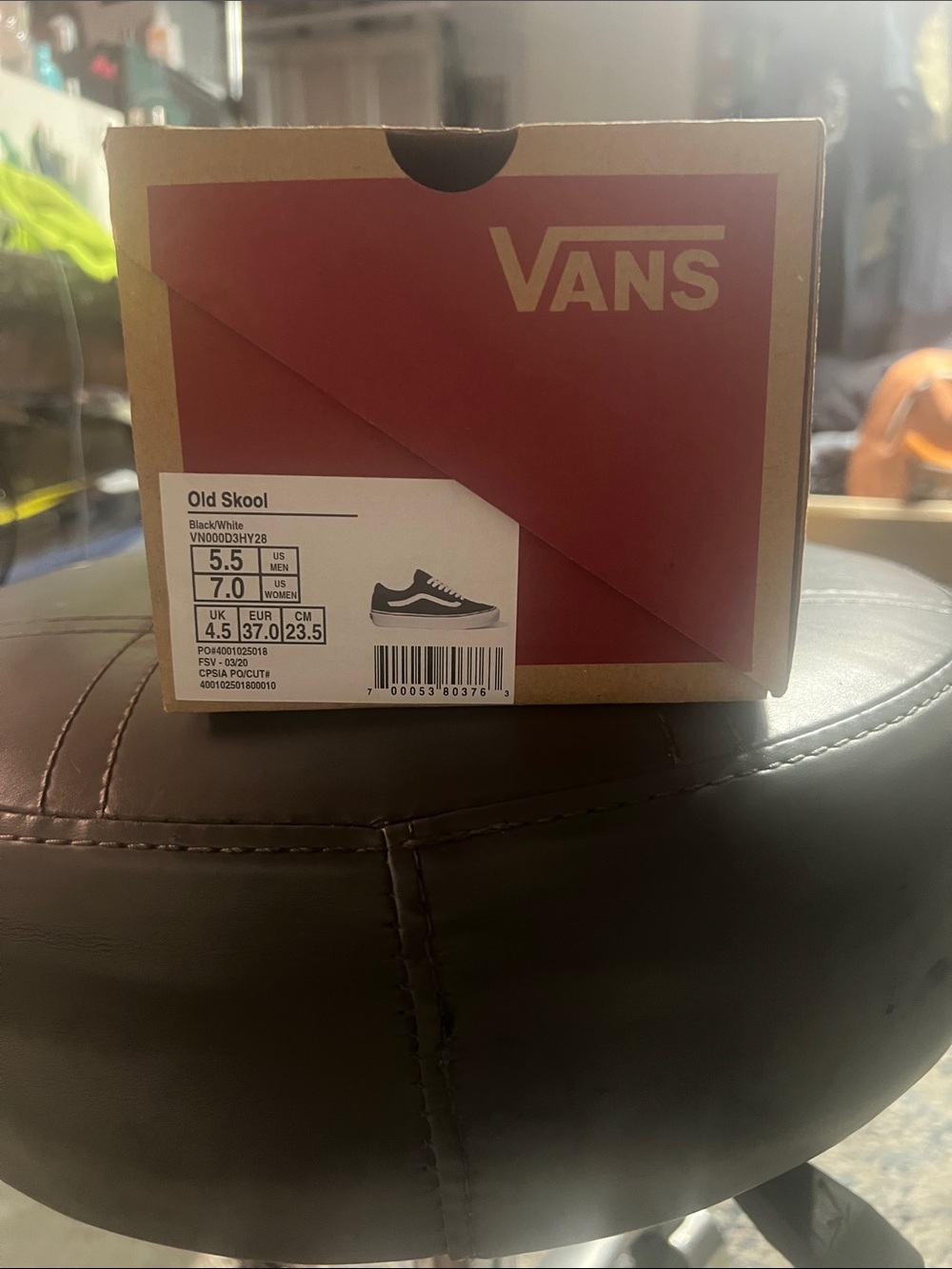 Vans Old Skool Black/White Classic Skate Shoes - Men's